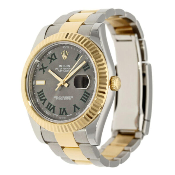 Rolex DATEJUST II WIMBLEDON 116333 STAINLESS STEEL YELLOW GOLD 41MM FULL SET W4909 116333 taleda.com 13 Welcome to our site. We sell Super Clone Rolex 1:1 replica watches right to your doorstep. We have excellent collection of Swiss Made Movement, solid 904L stainless steel, and a scratch-proof sapphire crystal. We assure you'll love our watches.