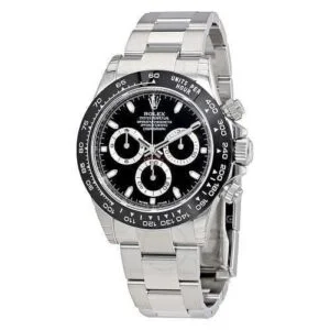 Cosmograph Daytona Black Dial Oyster Swiss Made-Watches-Time Of Replica