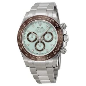 Cosmograph Daytona Ice Blue Dial Platinum Oyster-Watches-Time Of Replica