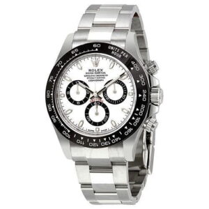 Cosmograph Daytona White Dial Stainless Steel-Watches-Time Of Replica