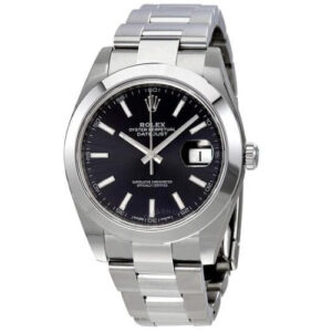 Datejust 41 Black Dial Stainless Steel-Watches-Time Of Replica