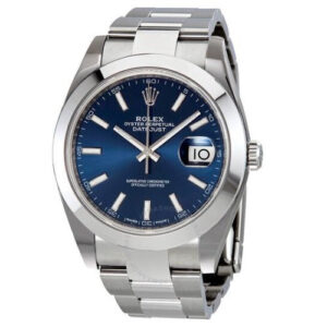 Datejust 41 Blue Dial Stainless Steel-Watches-Time Of Replica