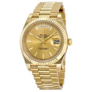 Day-Date Champagne Dial 18K Yellow-Time Of Replica