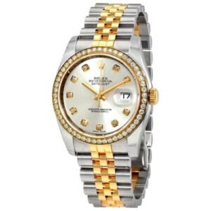 Oyster Perpetual Datejust 36 Silver Dial Stainless Steel-Time Of Replica