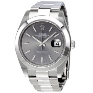 Oyster Perpetual Datejust Rhodium Dial-Watches-Time Of Replica
