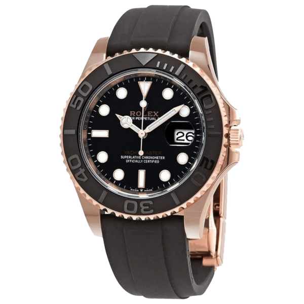 Yacht-Master 18kt Everose Gold Black Dial 40-Watches-Time Of Replica