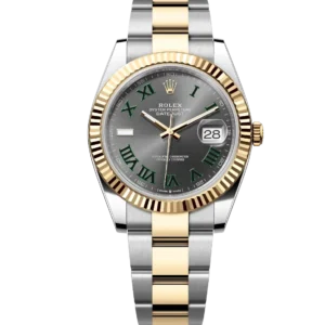 Rolex Datejust 41 Oyster Perpetual Oystersteel and yellow gold slate dial Oyster band Reference 126333