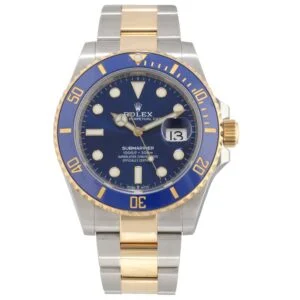Rolex Submariner Date NEW 2023 41mm Two Tone Yellow Gold Blue Dial Blue Ceramic Bezel
