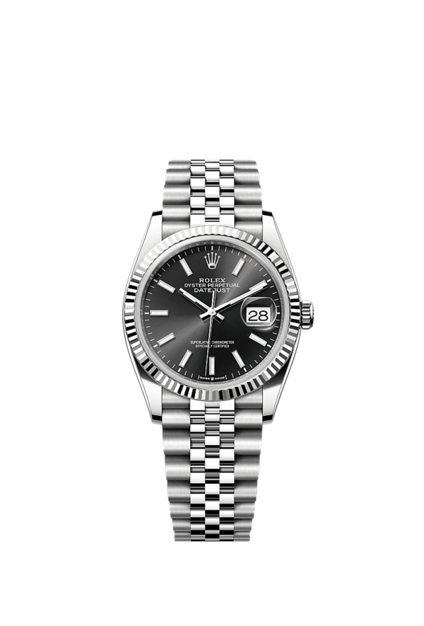 Rolex Datejust 36 Oyster, 36 mm, Oystersteel and white gold Reference 126234 Clean factory super clone 1:1