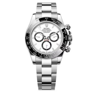 New 2024 Rolex Daytona Steel Ceramic Newest Style White Dial 126500LN