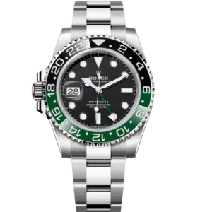 Rolex GMT-Master II "Sprite" Oystersteel black dial Oyster band Reference 126720VTNR