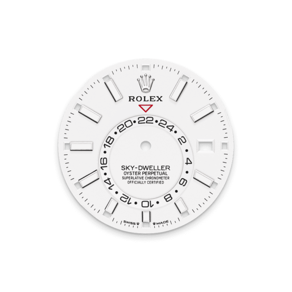 ROLEX Sky-Dweller Oysterflex, 42 mm, white gold  Reference 336239 - Image 2