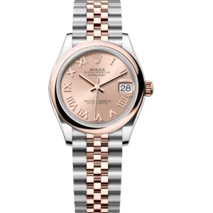 Rolex Datejust 31 Oyster Perpetual Oystersteel and Everose gold rosé-colour dial Jubilee band Reference 278241