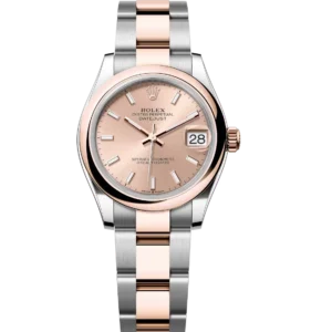 Rolex Datejust 31 Oyster Perpetual Oystersteel and Everose gold rosé-colour dial Oyster band Reference 278241