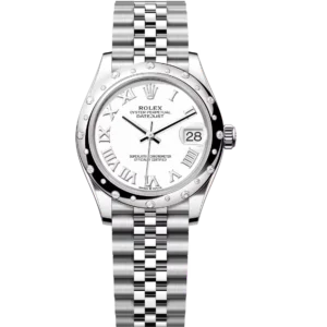 Rolex Datejust 31 Oyster Perpetual Oystersteel and white gold white dial Jubilee band Reference 278344RBR