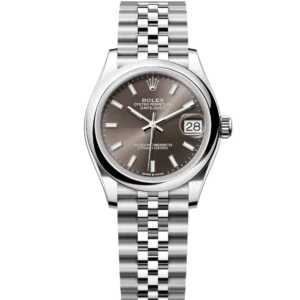 Rolex Datejust 31 Oyster Perpetual Oystersteel dark grey dial Jubilee band Reference 278240