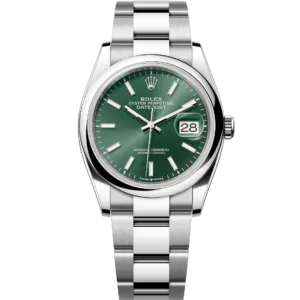 Rolex Datejust 31 Oyster Perpetual Oystersteel mint green dial Oyster band Reference 278240