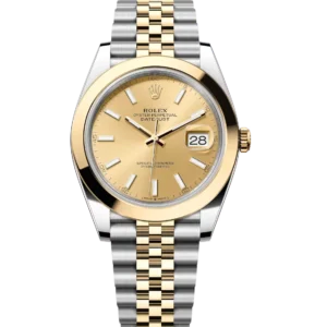 Rolex Datejust 36 Oyster Perpetual Oystersteel and yellow gold champagne-colour dial Jubilee band Reference 126203