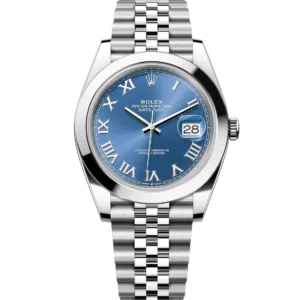 Rolex Datejust 41 Oyster Perpetual Oystersteel azzurro-blue dial Jubilee band Reference 126300