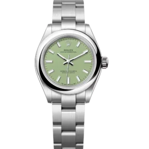 Rolex Oyster Perpetual 28 pistachio dial Oyster band Reference 276200