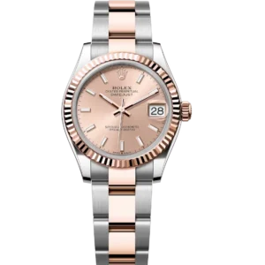Rolex Datejust 31 Oyster Perpetual Oystersteel and Everose gold rosé-colour dial Oyster band Reference 278271