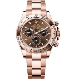 Rolex Cosmograph Daytona 40 Oyster Perpetual 18 ct Everose gold chocolate and black dial Oyster band Reference 126505