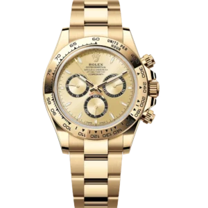 Rolex Cosmograph Daytona 40 Oyster Perpetual 18 ct yellow gold golden dial Oyster band Reference 126508