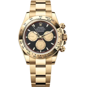 Rolex Cosmograph Daytona 40 Oyster Perpetual 18 ct yellow gold intense black and champagne-colour dial Oyster band Reference 126508
