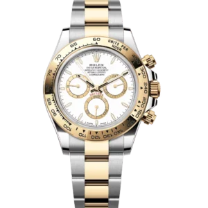 Rolex Cosmograph Daytona 40 Oyster Perpetual Oystersteel and yellow gold white dial Oyster band Reference 126503