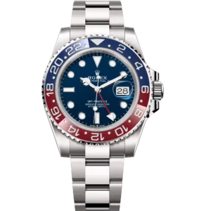 Rolex GMT-Master II 40 Oyster Perpetual 18 ct white gold midnight blue dial Oyster band Reference 126719BLRO
