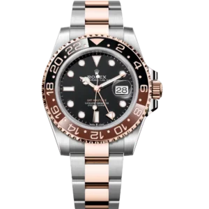 Rolex GMT-Master II "Root Beer" Oystersteel and Everose gold black dial Oyster band Reference 126711CHNR