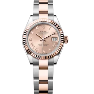 Rolex Lady-Datejust 28 Oyster Perpetual Oystersteel and Everose gold rosé-colour dial Oyster band Reference 279171