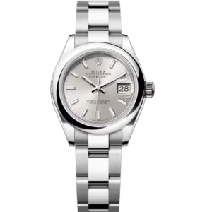 Rolex Lady-Datejust 28 Oyster Perpetual Oystersteel silver dial Oyster band Reference 279160