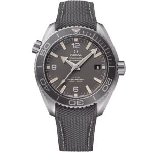 Omega Seamaster Planet Ocean 600M 43.5 mm, steel on rubber strap