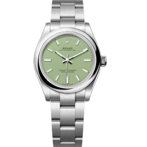 Rolex Oyster Perpetual 31 pistachio dial Oyster band Reference 277200