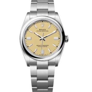 Rolex Oyster Perpetual 36 beige dial Oyster band Reference 126000