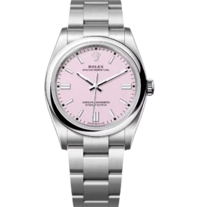 Rolex Oyster Perpetual 36 candy pink dial Oyster band Reference 126000