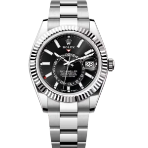 Rolex Sky-Dweller 42 Oyster Perpetual Oystersteel and white gold bright black dial Oyster band Reference 336934