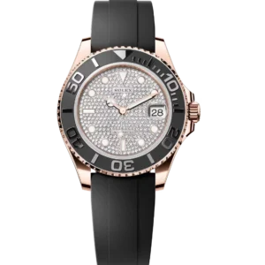 Rolex Yacht-Master 37 Oyster Perpetual 18 ct Everose gold Oysterflex band Reference 268655